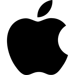 Apple free interface icon, Apple Brand Technology Device UI Interface Black Vector Icon icon