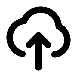 Cloud Upload Arrow Data Transfer Modern UI Icon icon