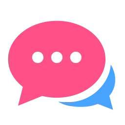 Dynamic Dual Layer Conversation Bubble Chat Notification Icon icon