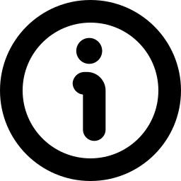 Info free interface icon, Bold Modern Information Symbol Circle UI Interface Help Guidance Icon icon