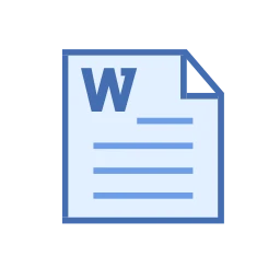 Microsoft Word Document File Text Paper Interface Icon icon