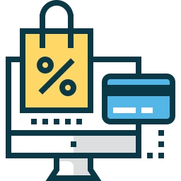 Online Shopping Payment Transaction Monitor UI Vector Icon icon