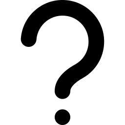 Question free interface icon, Minimalist Question Mark Symbol for Help and Support UI icon
