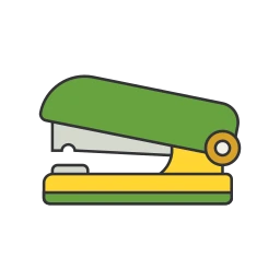 Stapler Fastener Stationery Supplies Vector Icon icon