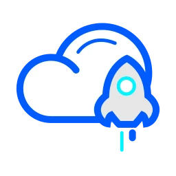 Cloud and Sun Weather Forecast Interface Icon Simple Line Art outline icon variant